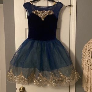 Blue ballet costume